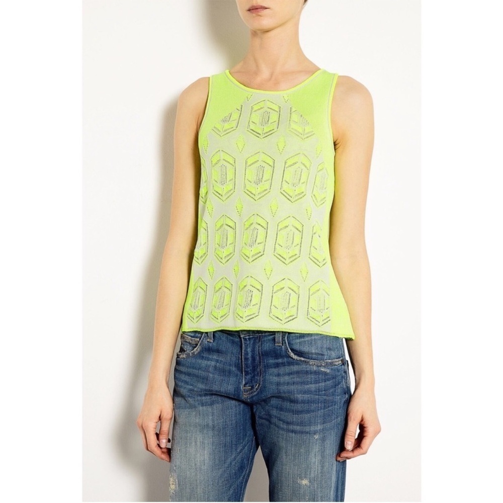 Dagmar Printed Scoop Neck Top